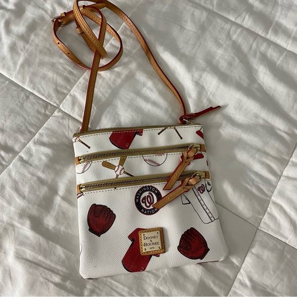 Dooney & Bourke Handbags - Dooney & Bourke Game Day Triple-Zip Crossbody